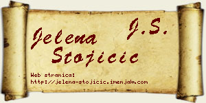 Jelena Stojičić vizit kartica